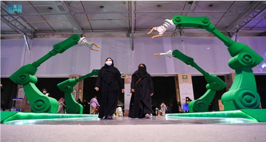 Saudiarabien tillkännager spektakulära investeringar på 100 miljarder dollar för att etablera industriell robotik och automationsverksamhet